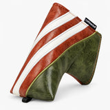 Premium Striped Leather Blade Putter Cover - HeadCaddy