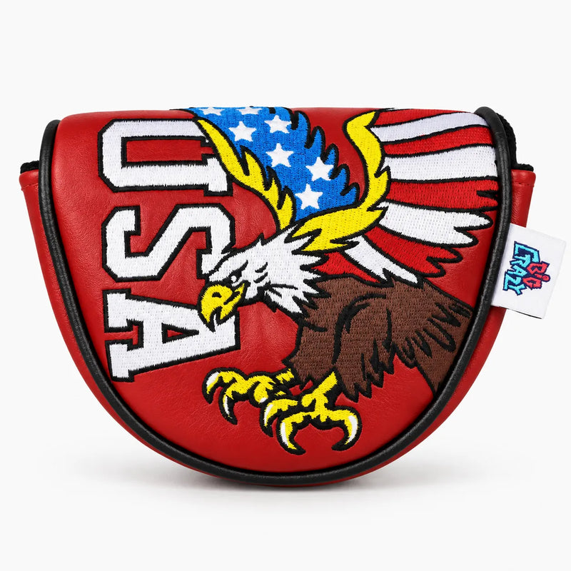 Red USA Eagle Mallet Putter Cover - HeadCaddy