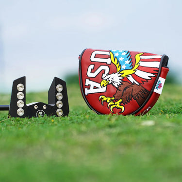 Red USA Eagle Mallet Putter Golf Cover  - HeadCaddy