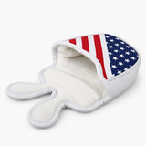 Stars & Stripes Mallet Putter Cover Open - HeadCaddy