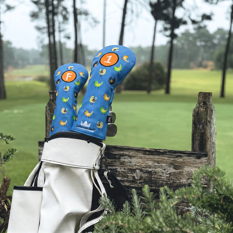 Tweet Shot Blue Golf Headcover Driver and Fairway - HeadCaddy