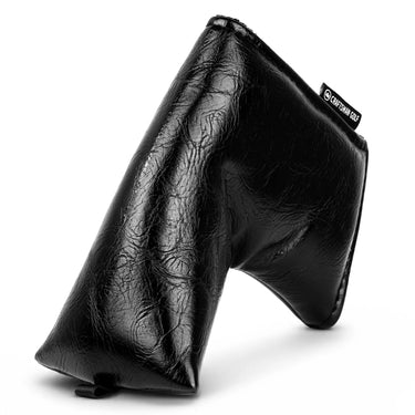 Vintage Black Waxed Blade Putter Cover - HeadCaddy