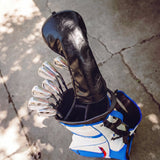Vintage Black Waxed Golf Driver Headcover - HeadCaddy