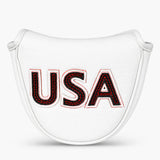 White USA Mallet Putter Cover - HeadCaddy