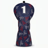 Woodland Bird Dark Blue Golf Headcover Driver - HeadCaddy