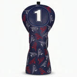 Woodland Bird Dark Blue Golf Headcover Driver - HeadCaddy