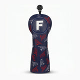 Woodland Bird Dark Blue Golf Headcover Fairway - HeadCaddy