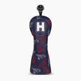 Woodland Bird Dark Blue Golf Headcover Hybrid - HeadCaddy