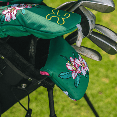 Azalea Green Mallet Putter Cover - Lifestyle