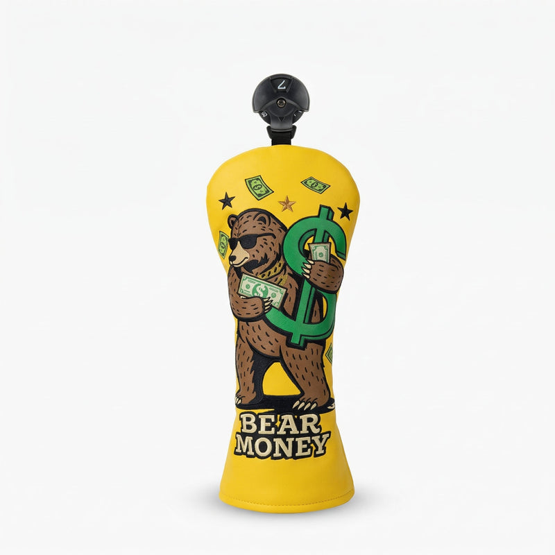 Bear Money Headcover - HeadCaddy