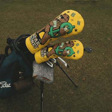 Bear Money Headcover - HeadCaddy