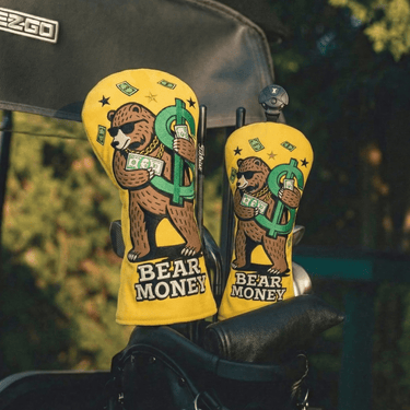 Bear Money Headcover - HeadCaddy