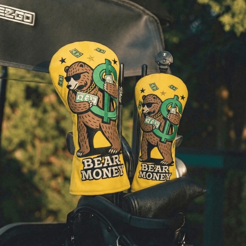 Bear Money Headcover - HeadCaddy