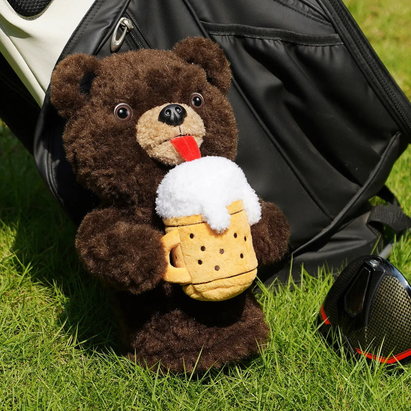 Beer Bear Driver Headcover - Lifestyle