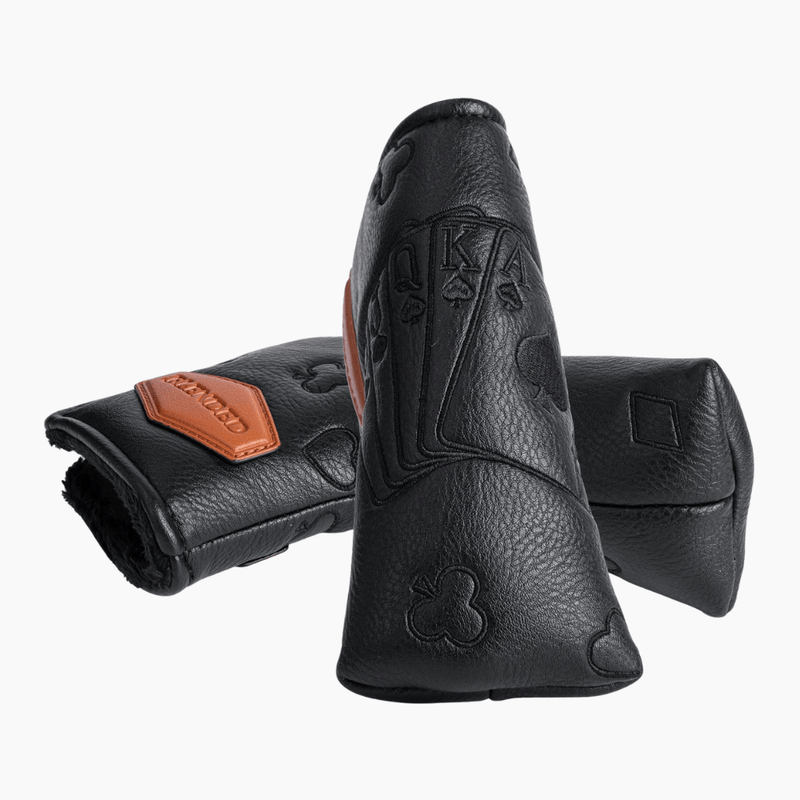 Blacked Out Cards Blade Putter Cover - HeadCaddy