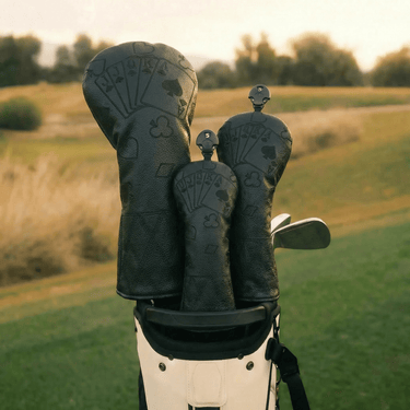 Blacked Out Cards Headcovers - HeadCaddy
