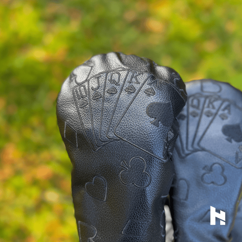 Blacked Out Cards Headcovers - HeadCaddy