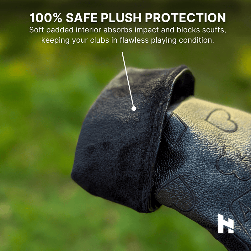 Blacked Out Cards Headcovers - HeadCaddy