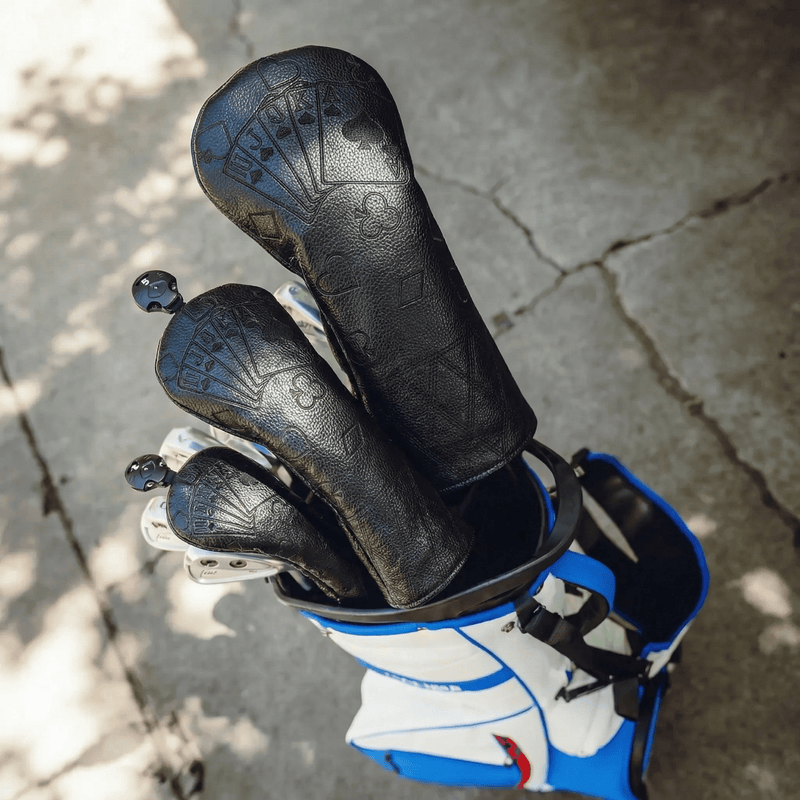 Blacked Out Cards Headcovers - HeadCaddy
