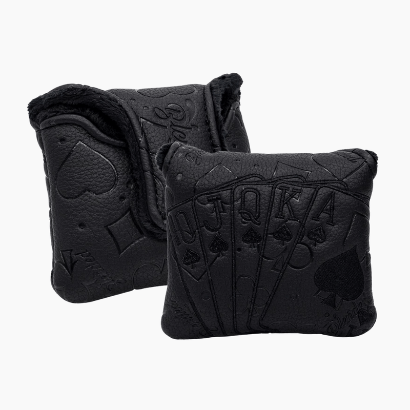 Blacked Out Cards Mallet Putter Cover - HeadCaddy
