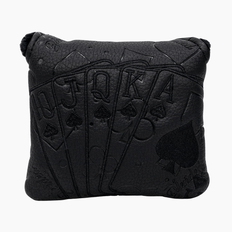 Blacked Out Cards Mallet Putter Cover - HeadCaddy