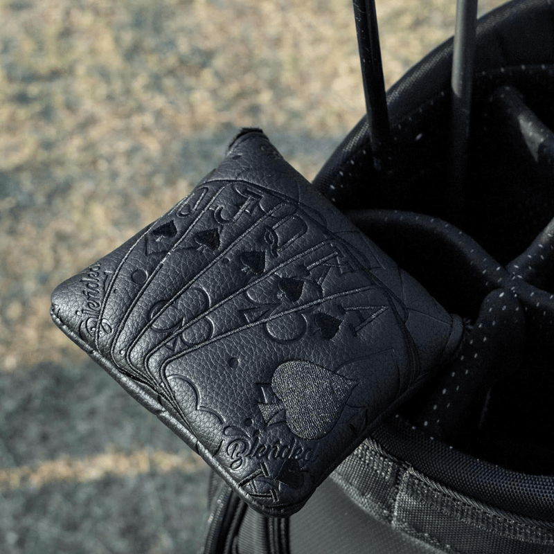 Blacked Out Cards Mallet Putter Cover - HeadCaddy