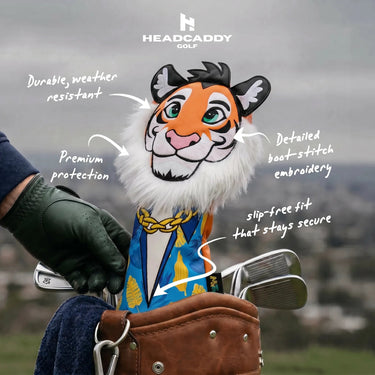 Blaze Tiger Driver Headcover - HeadCaddy