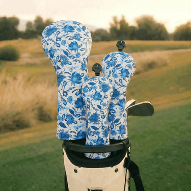 Blue Floral Headcover - HeadCaddy