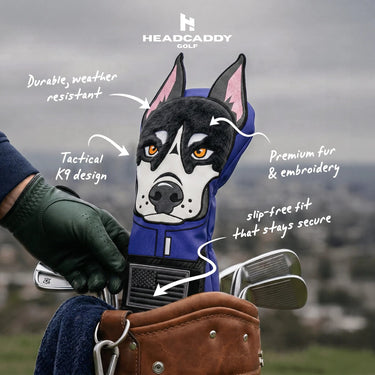 Blue Line K9 Driver Headcover - HeadCaddy