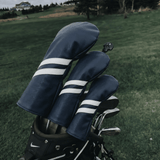 Clean Striped Headcover - Navy - Lifestyle
