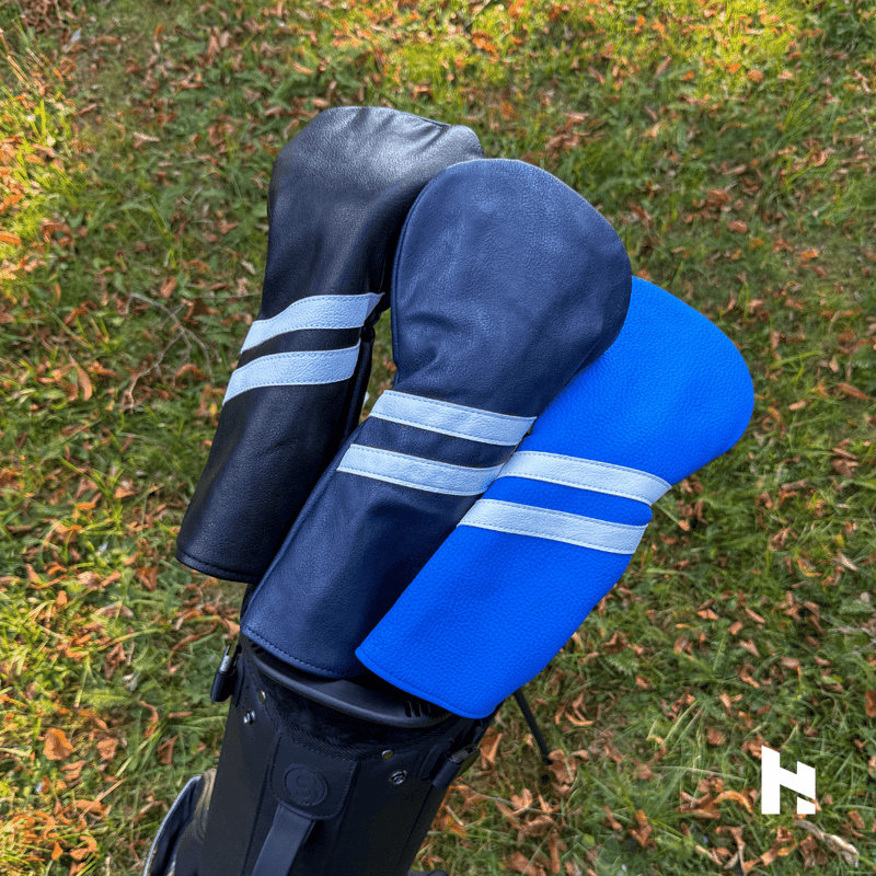 Clean Striped Headcovers - HeadCaddy