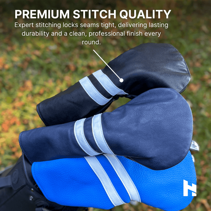 Clean Striped Headcovers - HeadCaddy