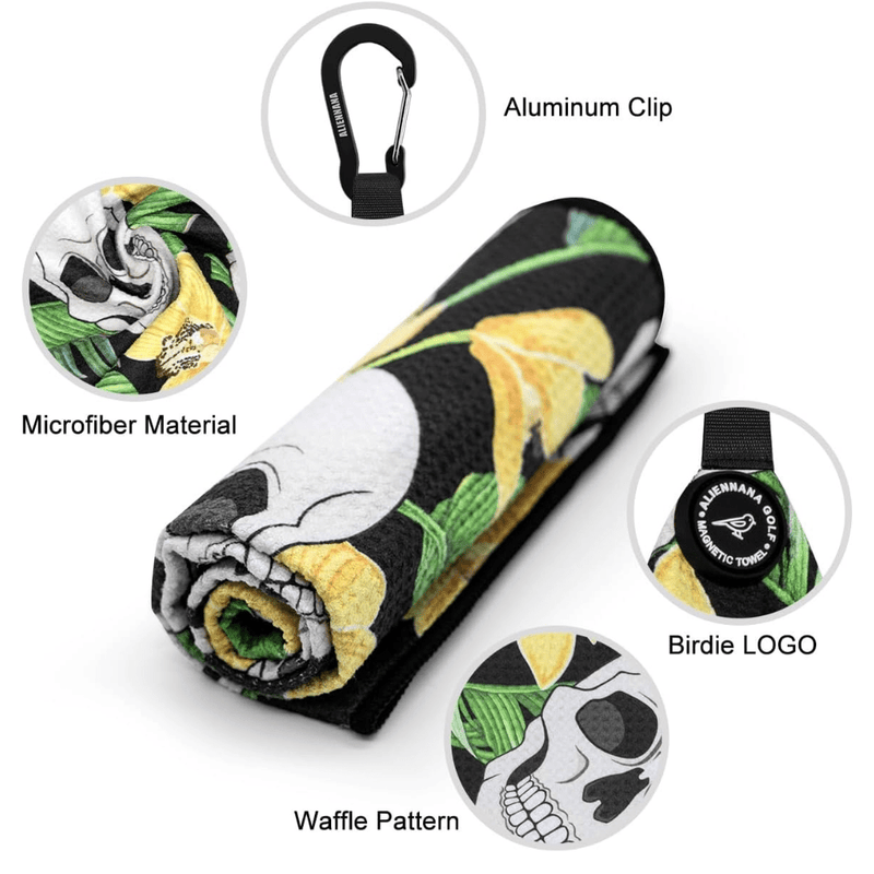Death Blossom Golf Towel - HeadCaddy