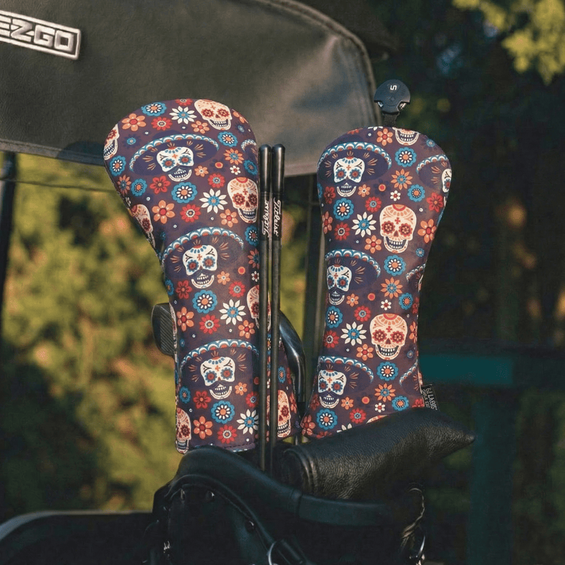 Fiesta Skull Headcovers - HeadCaddy
