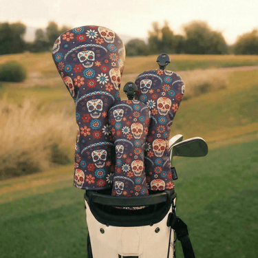 Fiesta Skull Headcovers - HeadCaddy
