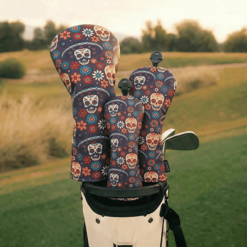 Fiesta Skull Headcovers - HeadCaddy