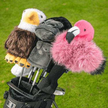 Fluffy Flamingo Driver Headcover - Lifestyle