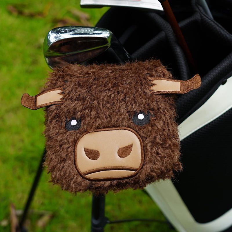 Highland Cow Mallet Putter Cover - Lifestyle