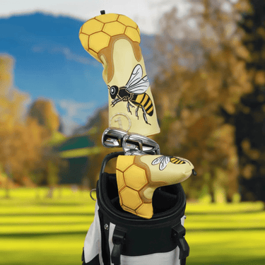 Honeycomb Bee Driver Headcover - HeadCaddy