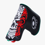 Mexican Skull Blade Putter Black Cover - HeadCaddy
