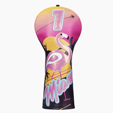 Miami Flamingo Driver Headcover - HeadCaddy