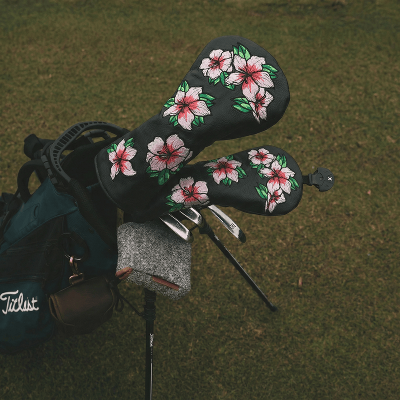Midnight Hibiscus Headcover - HeadCaddy