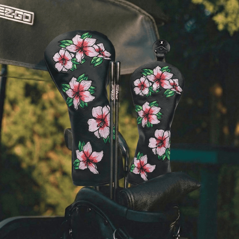 Midnight Hibiscus Headcover - HeadCaddy
