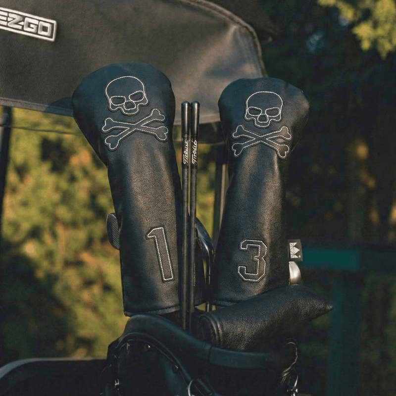 Minimalistic Skull Headcovers - HeadCaddy