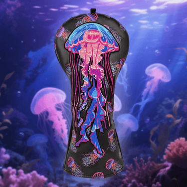 Neon Drift Jellyfish Driver Headcover - HeadCaddy