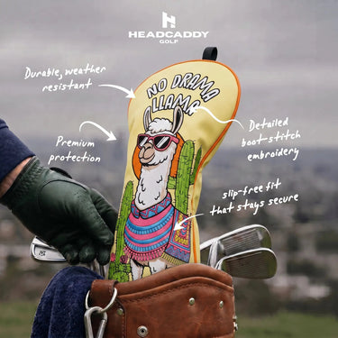 No Drama Llama Driver Headcover - HeadCaddy