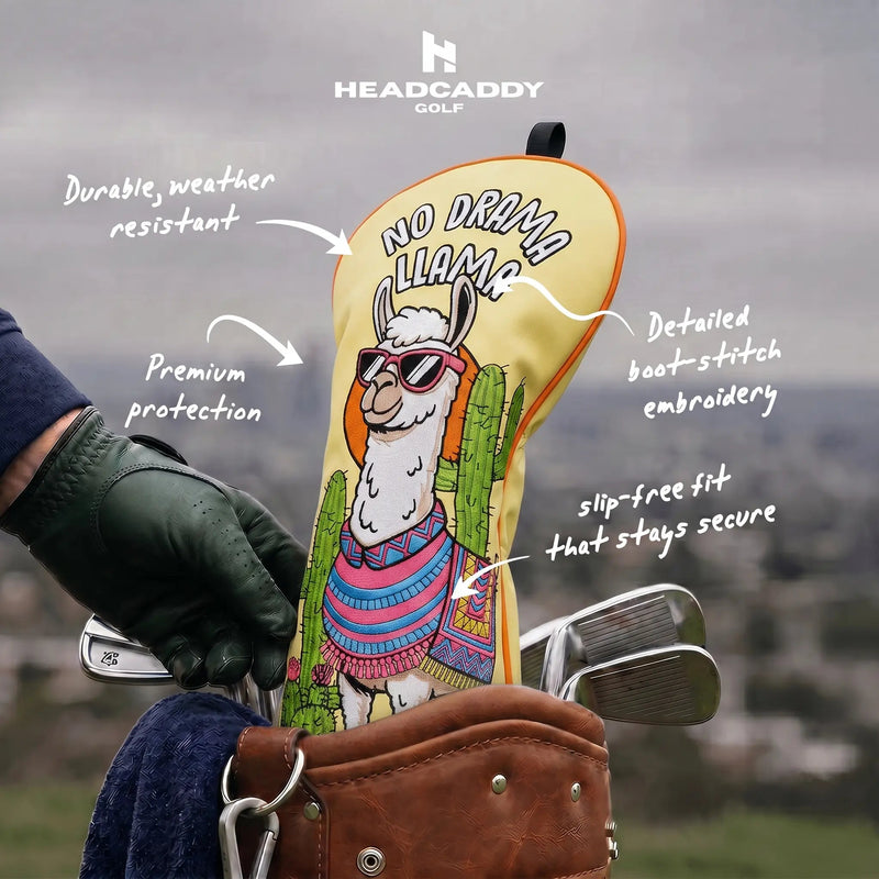 No Drama Llama Driver Headcover - HeadCaddy