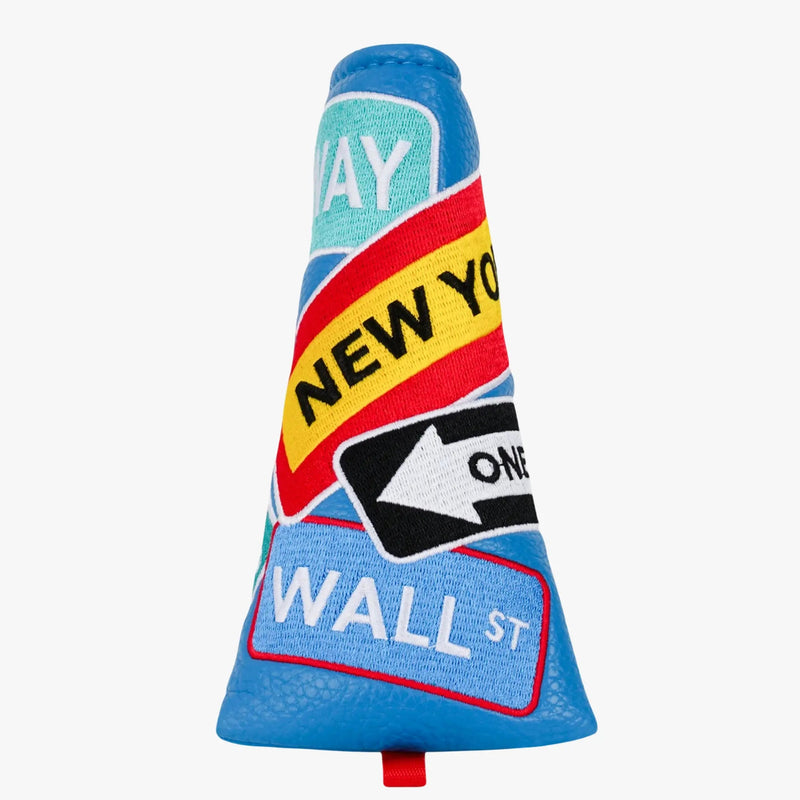NYC Skyline Blade Putter Blue Cover - HeadCaddy