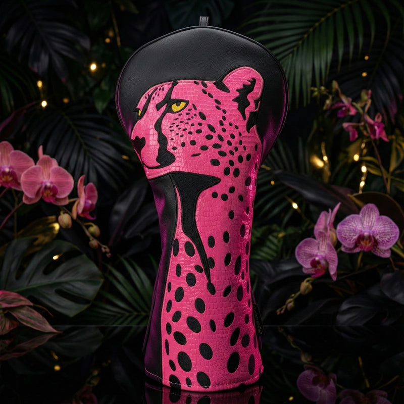 Pink Cheetah Driver Headcover - HeadCaddy