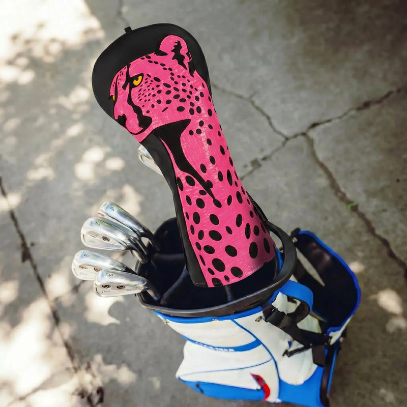 Pink Cheetah Driver Headcover - HeadCaddy